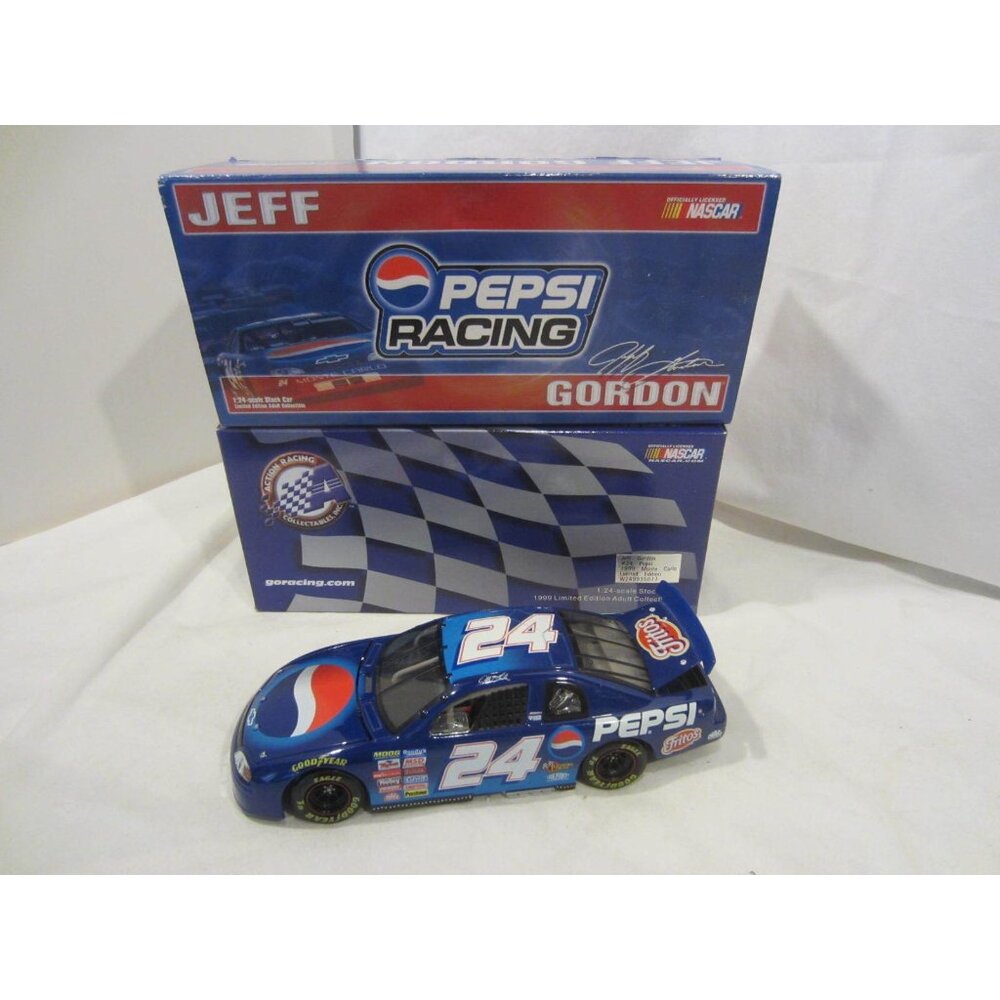 1:24 Stock Car PEPSI RACING Jeff Gordon #24 1999 Monte Carlo MINT Action